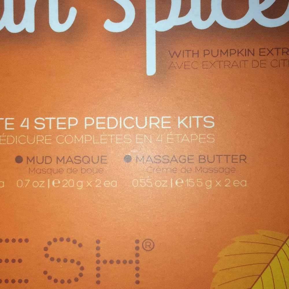 Sold* Voesh Pumpkin Spice pedi in a box - Picture 4 of 4